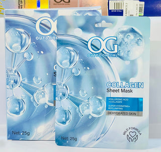 Outdoor Girl OG Collagen Sheet Mask – Hydrating & Skin-Firming Facial Mask | Star Fabrics