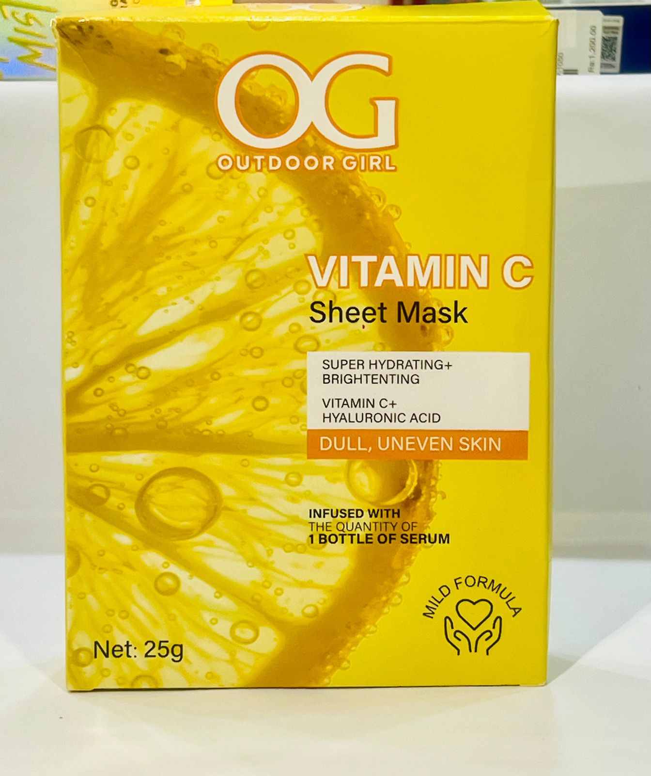 Outdoor Girl OG Collagen Sheet Mask – Hydrating & Skin-Firming Facial Mask | Star Fabrics