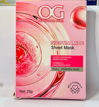 Outdoor Girl OG Collagen Sheet Mask – Hydrating & Skin-Firming Facial Mask | Star Fabrics