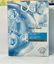 Outdoor Girl OG Collagen Sheet Mask – Hydrating & Skin-Firming Facial Mask | Star Fabrics