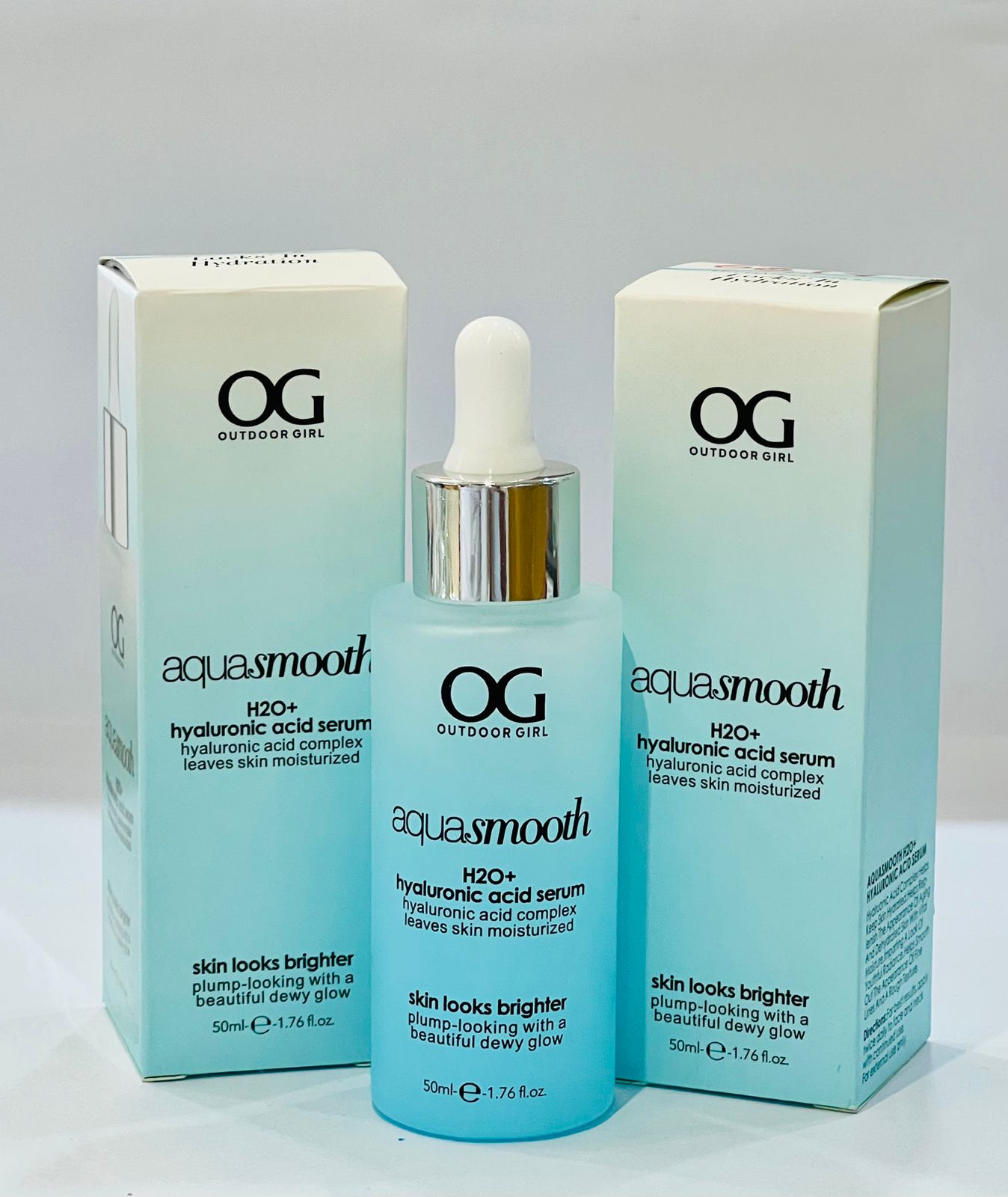 Outdoor Girl OG Aquasmooth H2O+ Hyaluronic Acid Serum – Deep Hydration & Skin Plumping | Star Fabrics