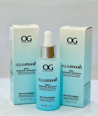 Outdoor Girl OG Aquasmooth H2O+ Hyaluronic Acid Serum – Deep Hydration & Skin Plumping | Star Fabrics
