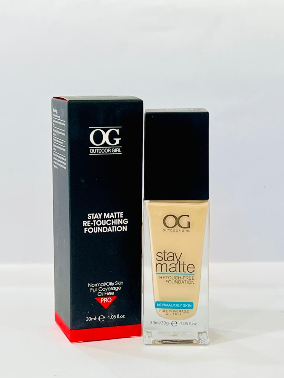 Outdoor Girl OG Stay Matte Re-touching Foundation – Long-Lasting & Smooth Finish | Star Fabrics