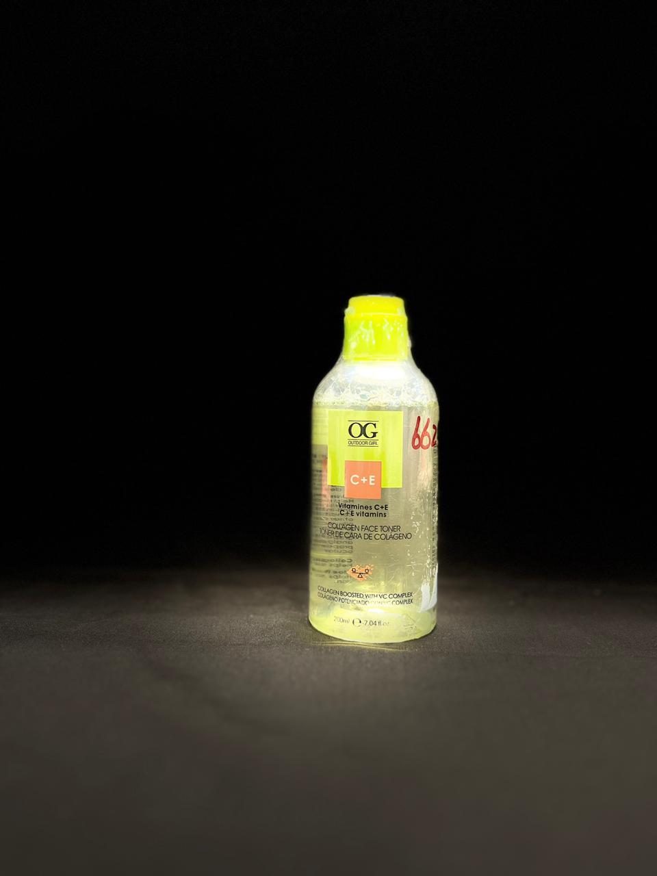The C+E Triple Action Cleansing Water and the Collagen Facial Toner By OG - Star Fabrics