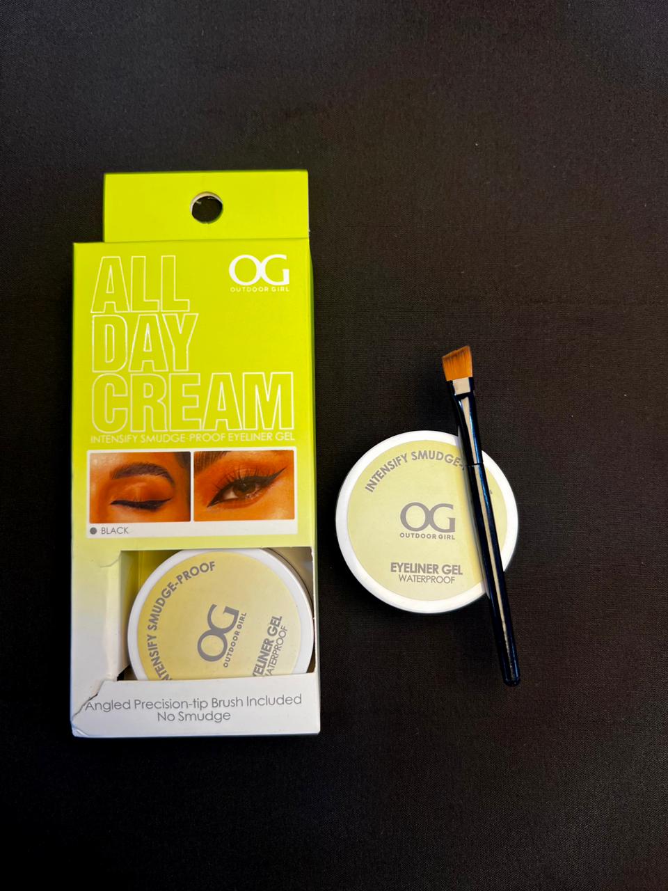 The OG All Day Cream Intensify Smudge Proof Black Eyeliner Gel - Star Fabrics