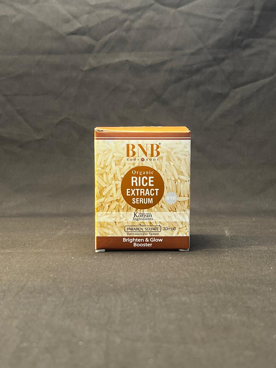BNB Organic Rice Extract Serum - Star Fabrics