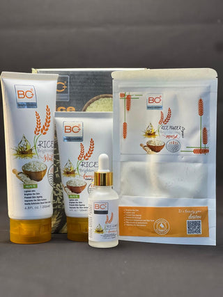 BC+ Beauty Concern Brightening Rice Glow Kit - Star Fabrics