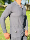 Men’s Resort Collar Co-Ord Set – Premium Two-Piece Matching Shirt & Pants Outfit
