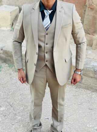 Elegant 3-Piece Formal Suit with Waistcoat & Trouser