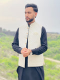 Elegant Mandarin Collar Waistcoat | Starfabrics