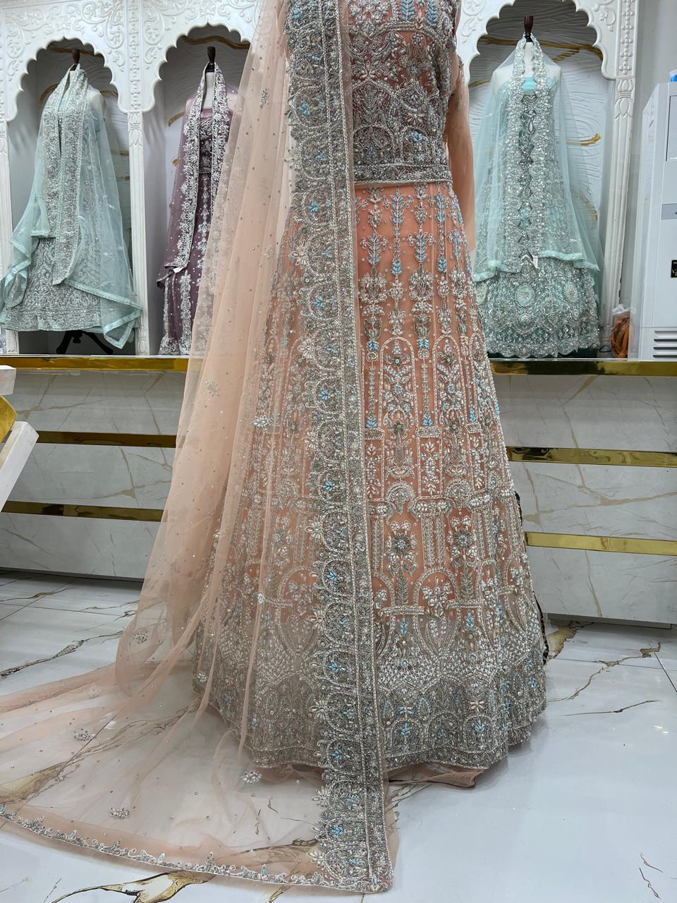 Bridal Maxi Dress 2026 | Elegant Wedding Wear – Star Fabrics (AZ5846)