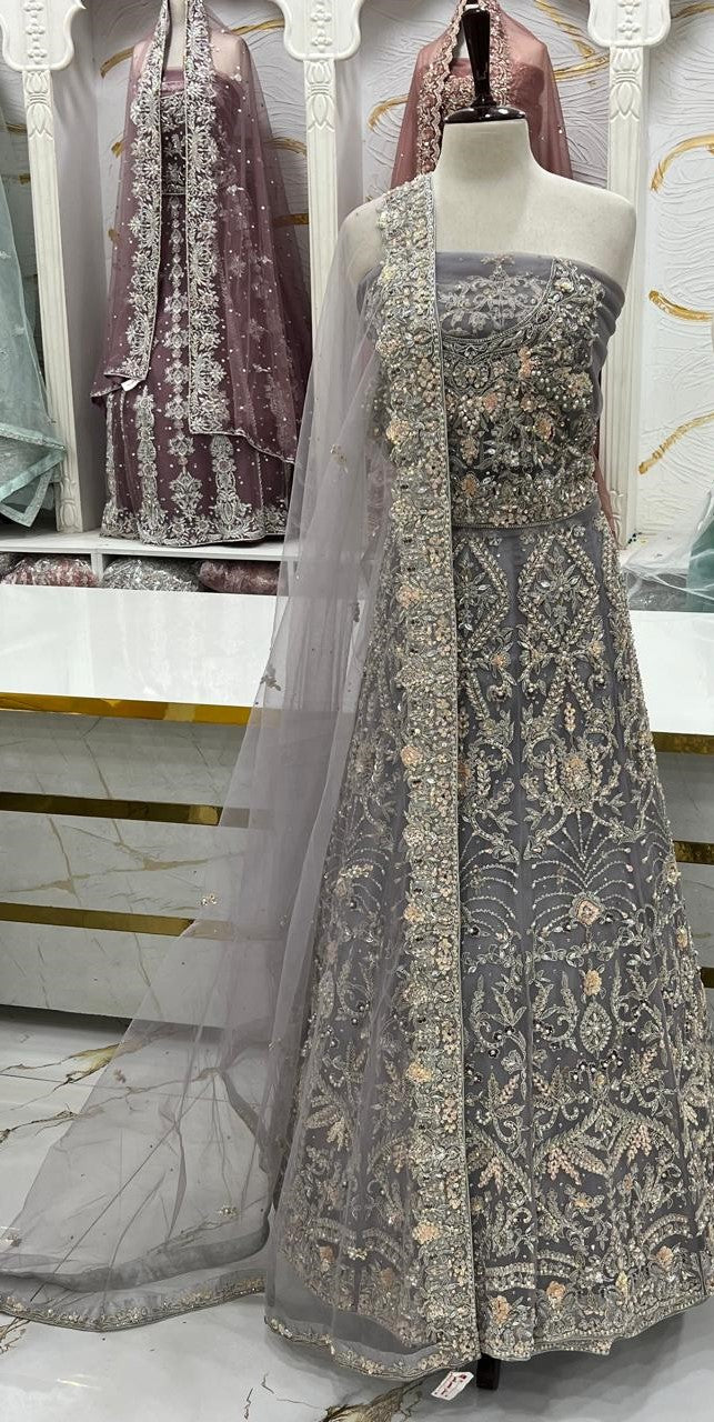 Bridal Maxi Dress 2026 | Elegant Wedding Wear – Star Fabrics (AZ4234)