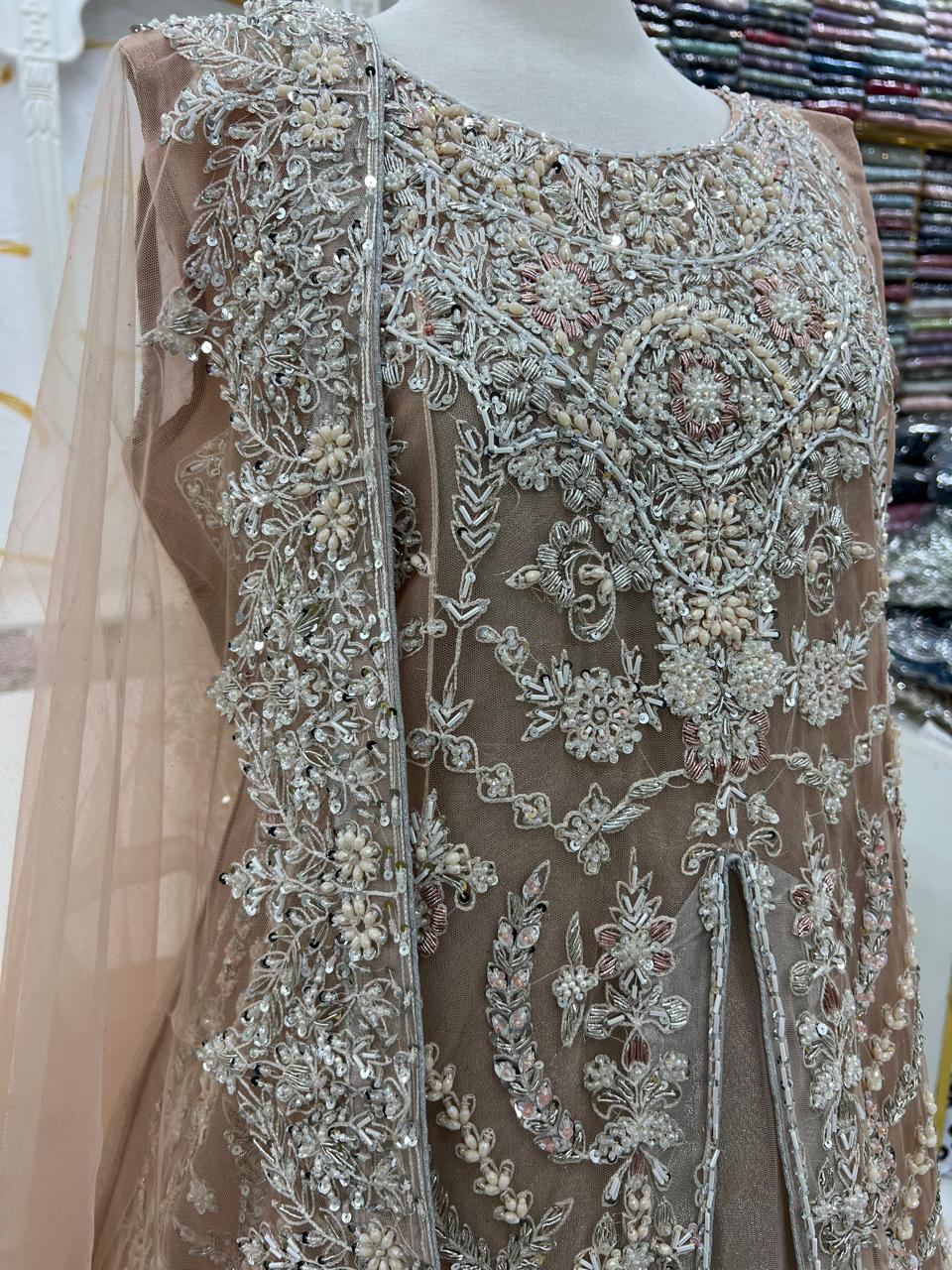 Bridal Maxi Dress 2026 | Elegant Wedding Wear – Star Fabrics (Az5720)