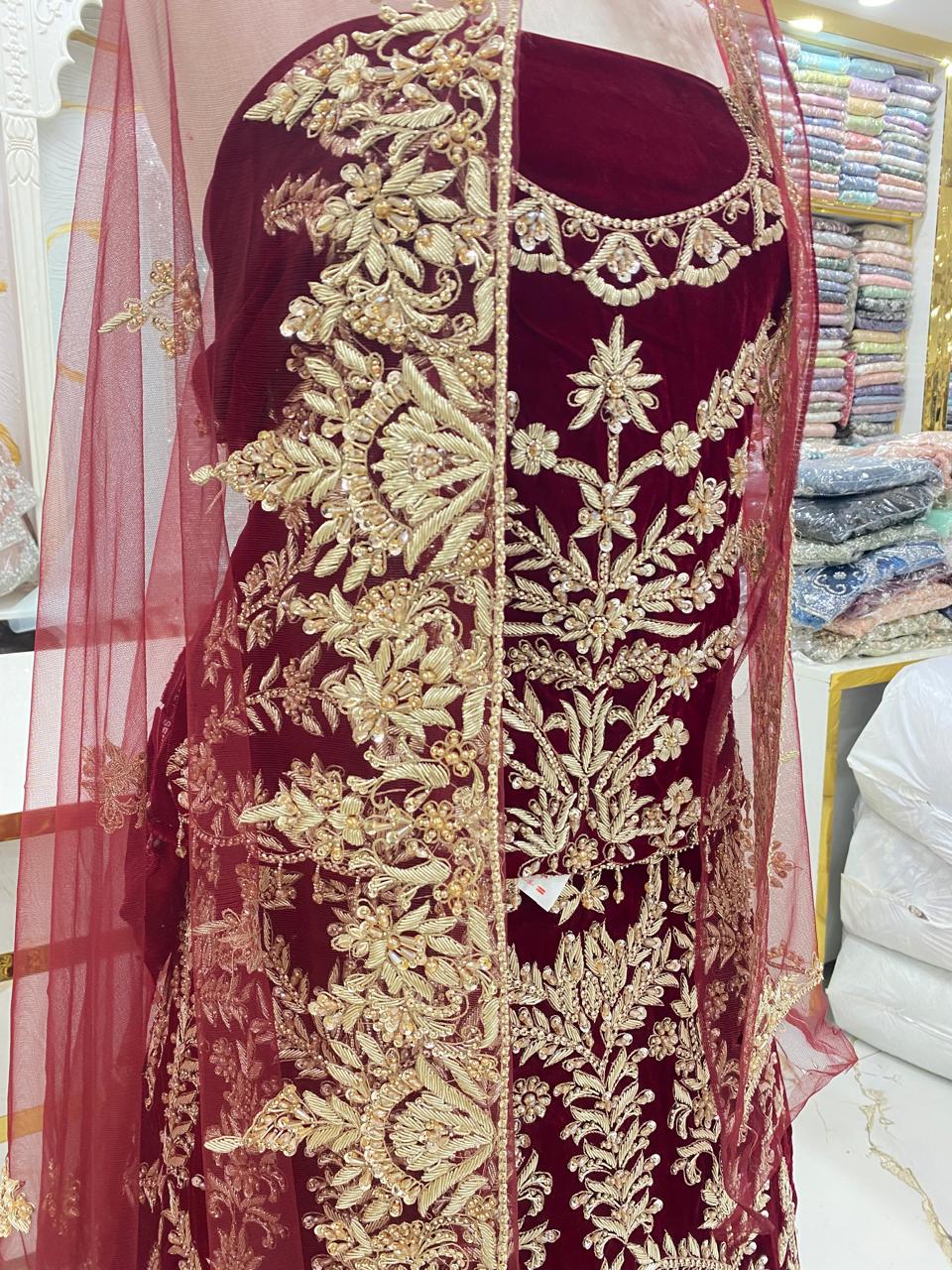 Elegant Bridal Lehenga Collection – Star Fabrics (AZ6301)