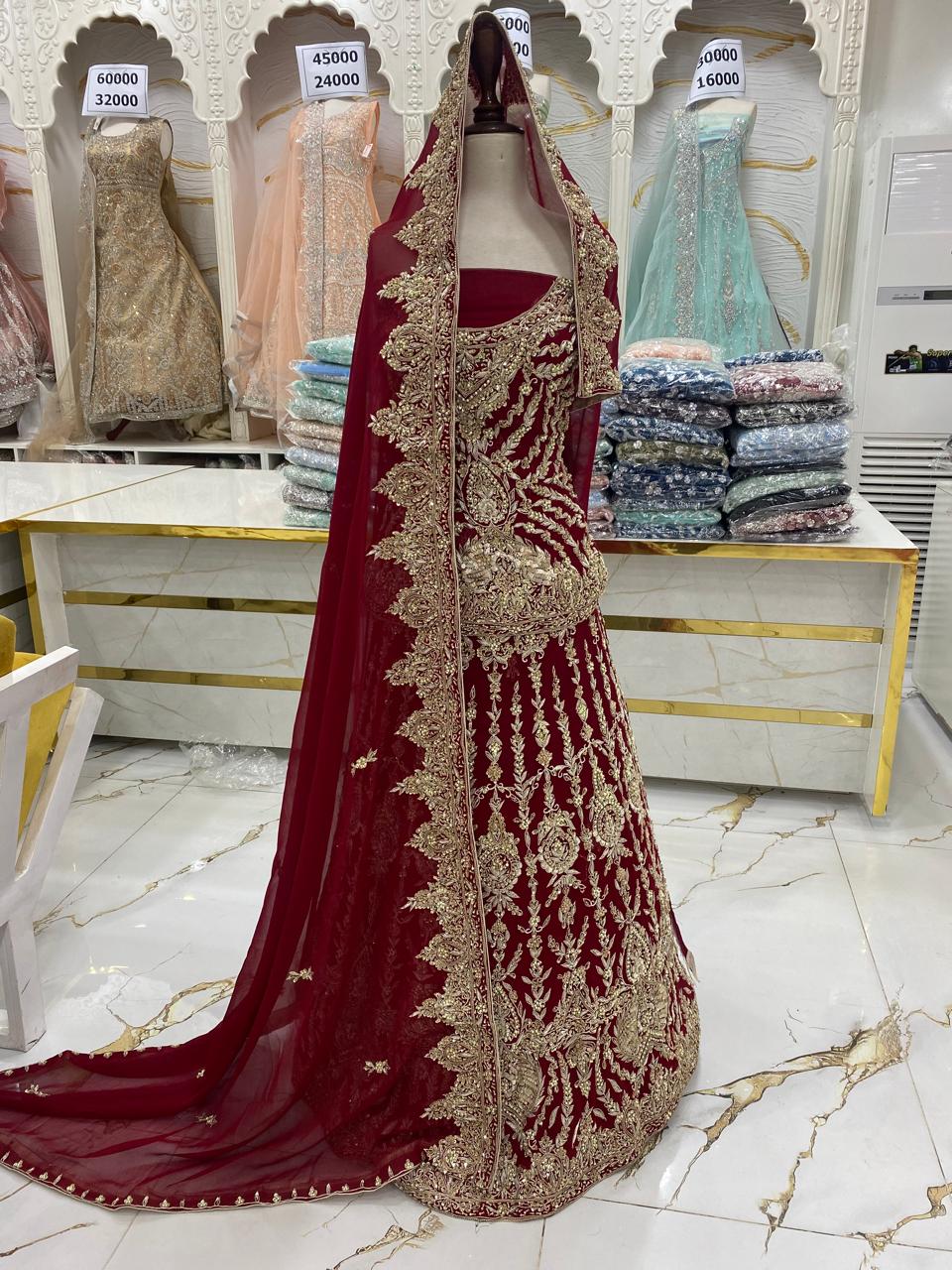 Elegant Bridal Lehenga Collection – Star Fabrics(AZ6399)