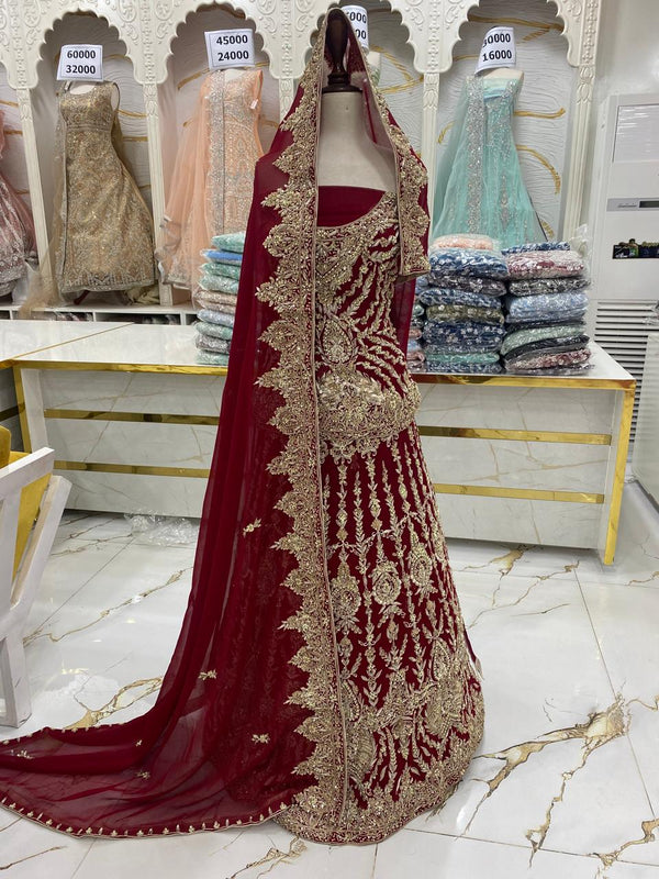 Elegant Bridal Lehenga Collection – Star Fabrics(AZ6399)