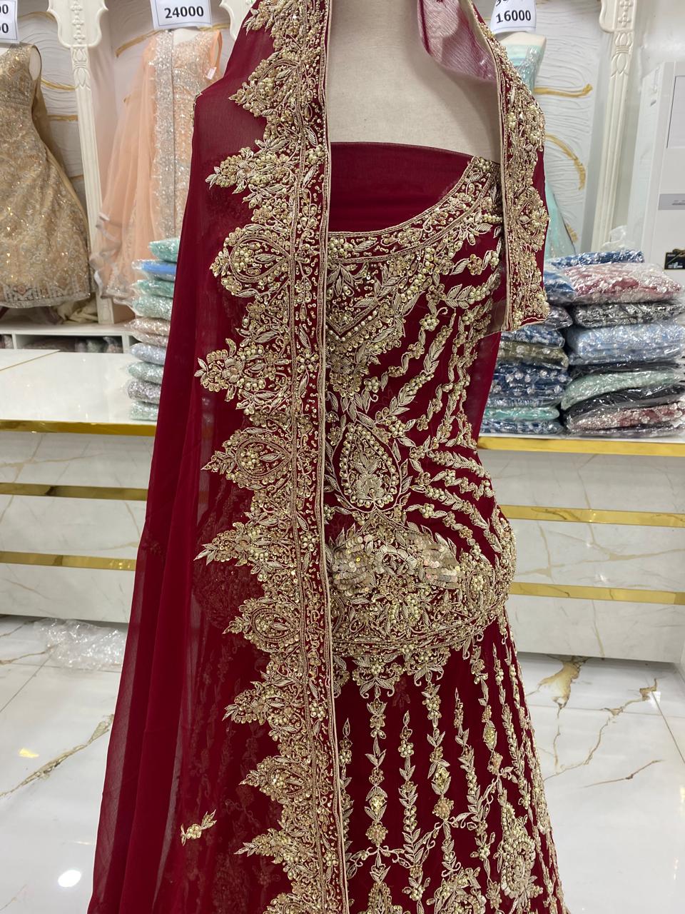 Elegant Bridal Lehenga Collection – Star Fabrics(AZ6399)