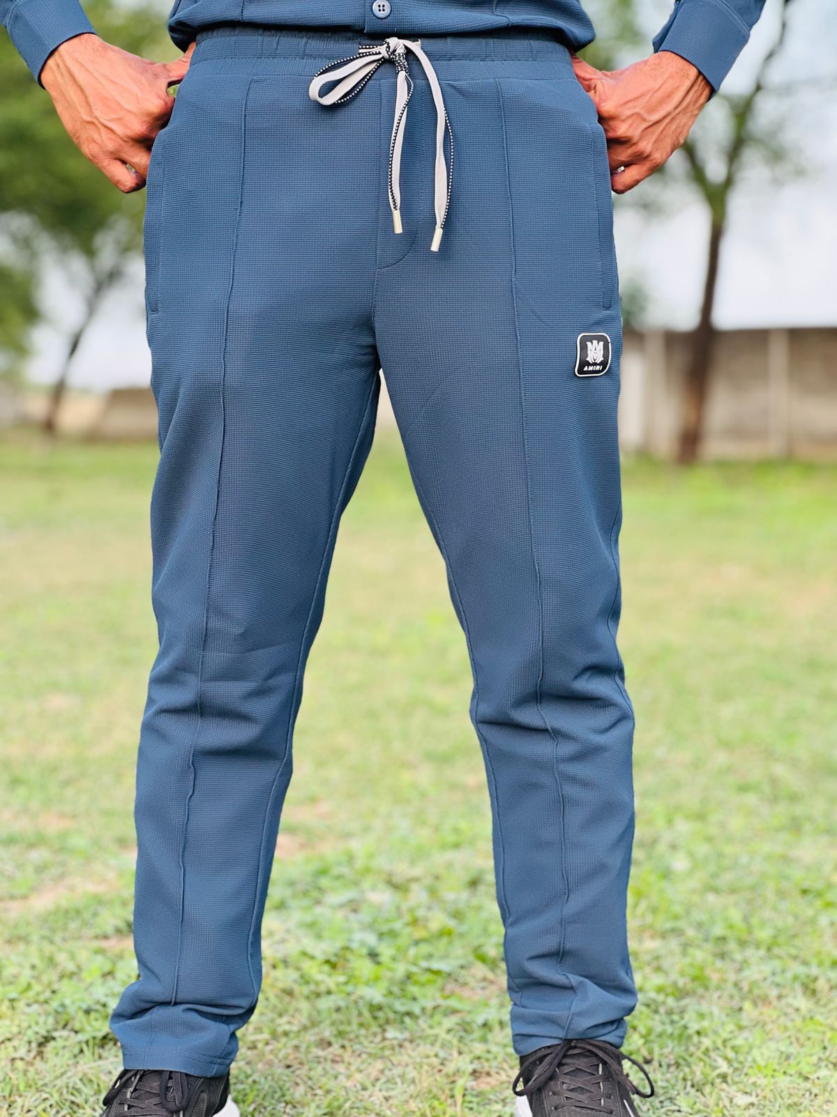 Men’s Premium Slim Fit Co-Ord Set – Button-Up Shirt with Matching Pants | Modern Casual Outfit for Men