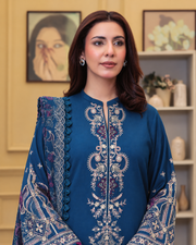 Sehrish by Johra Luxury Embroidered Winter Suit with Embroidered Shawl