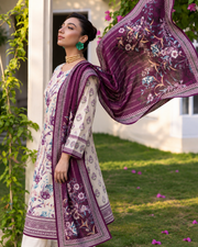 Rang By Motifz Digital Premium Printed Linen Suit with Linen Dupatta