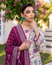 Rang By Motifz Digital Premium Printed Linen Suit with Linen Dupatta