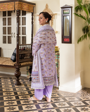 Gul Ahmed Printed Karandi 3 Piece Suit with Printed Dupatta