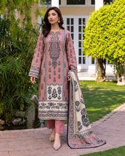 Rang By Motifz Digital Premium Printed Linen Suit with Linen Dupatta
