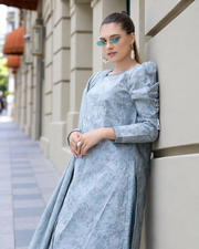 Alzohaib DHAGAKARI Digital Printed Embroidered 3 Piece Lawn Suit