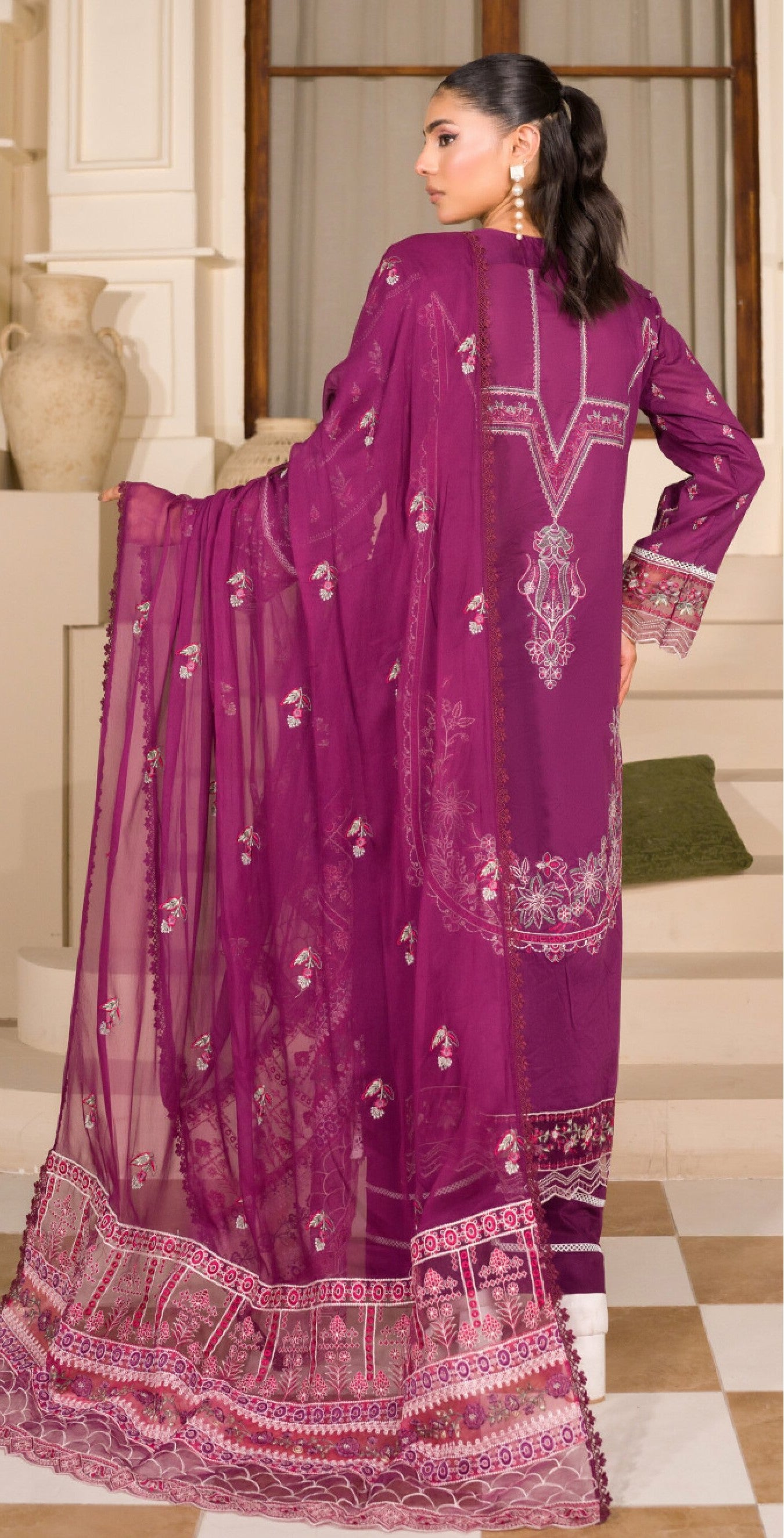 Manizay Premium Embroidered Lawn Unstitched Collection 2026 – Luxury Pakistani Women's Suit