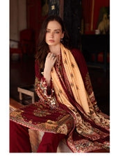 Gul Ahmed Premium Printed Linen 3 Piece Suit with Printed Dupatta