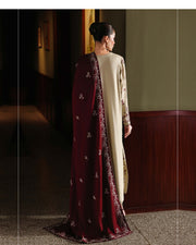 Riaz Arts Exclusive by Nurèh Embroidered Marina Suit with Embroidered Wool Shawl