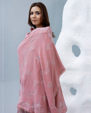 Zarnish by Johra Luxury Embroidered Winter Suit with Embroidered Wool Shawl