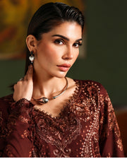 Riaz Arts Exclusive by Nurèh Embroidered Marina Suit with Embroidered Wool Shawl