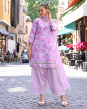 Alzohaib DHAGAKARI Digital Printed Embroidered 3 Piece Lawn Suit