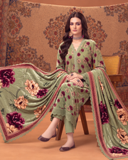 Riaz Arts Mahees Luxury Winter Digital Printed Velvet Suit
