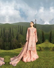 Dastaan DZ-04 Luxury Embroidered 3 Piece Unstitched Formal Suit